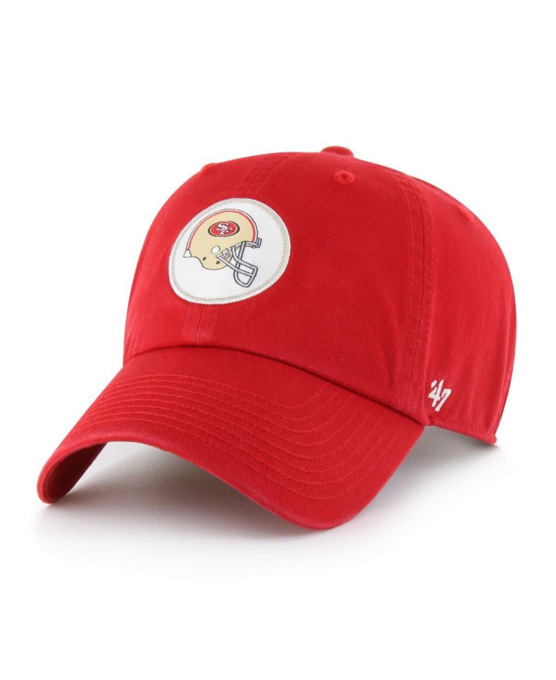 Men's Scarlet San Francisco 49ers Hard Hat Clean Up Adjustable Hat