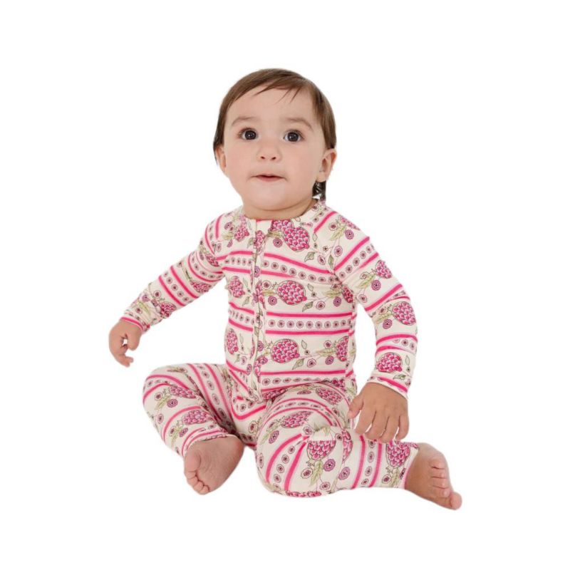 Baby Girl's Pomegranate Soiree Bamboo Sleeper