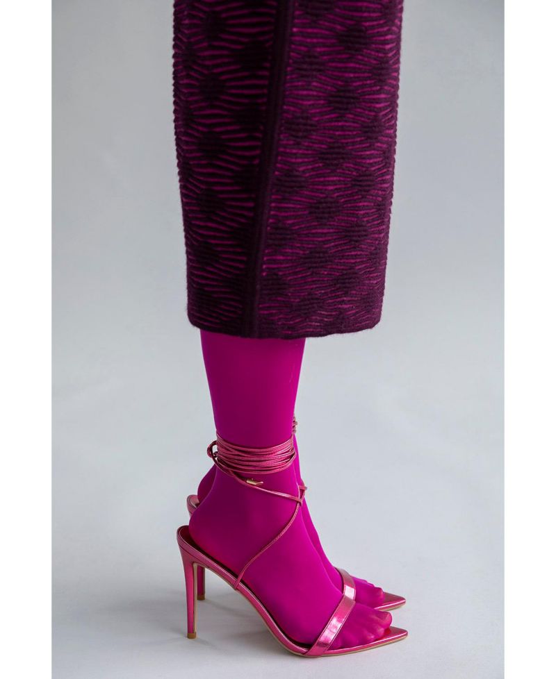 Women's Geometric Jacquard Knit Pencil skirt