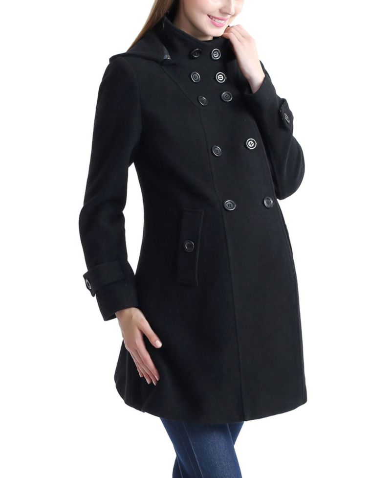 Women's Maternity Penelope Wool Blend A-Lined Coat
