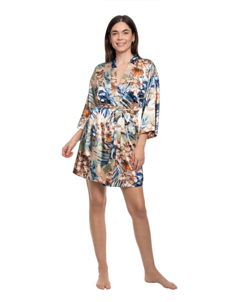 Women's Printed Self-Tie Wrapper