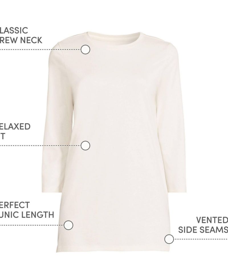 Women's Sleeve Cotton Supima Tunic