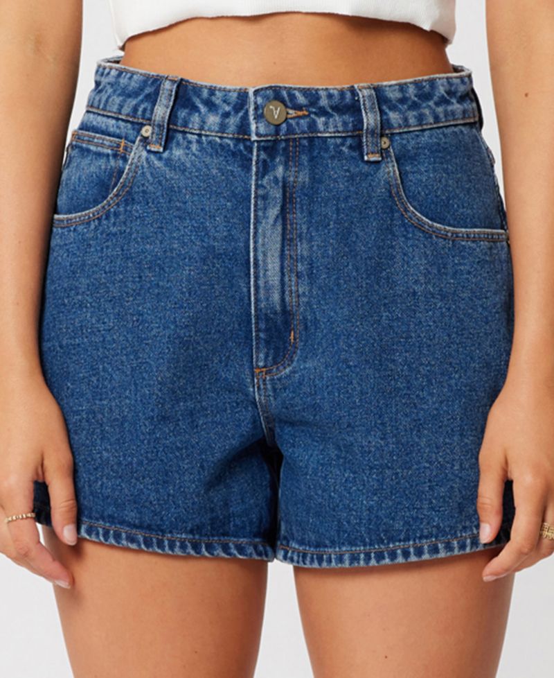 Women's Venice Bella Mid-Rise Denim Shorts