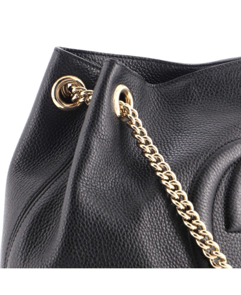 Medium Soho Chain Strap Shoulder Bag Leather
