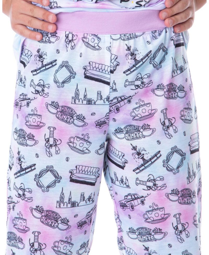 Girl's (7-16) TV Show Logo Rather Be Watching Kids Sleep Jogger Pajama Set
