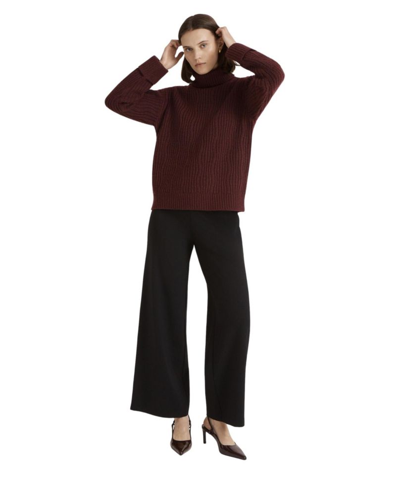 Women's Albie Ribbed-Knit Roll-Neck Sweater