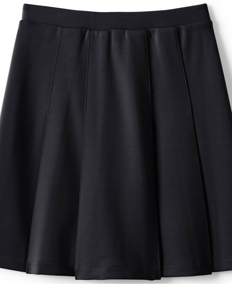 Little Girls Ponte Pleat Skirt Top of Knee