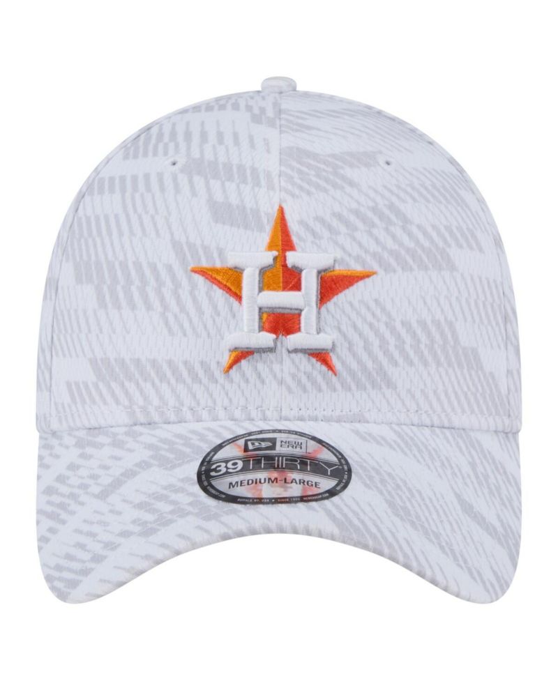 Men's White Houston Astros Graded 39THIRTY Stretch Fit Hat