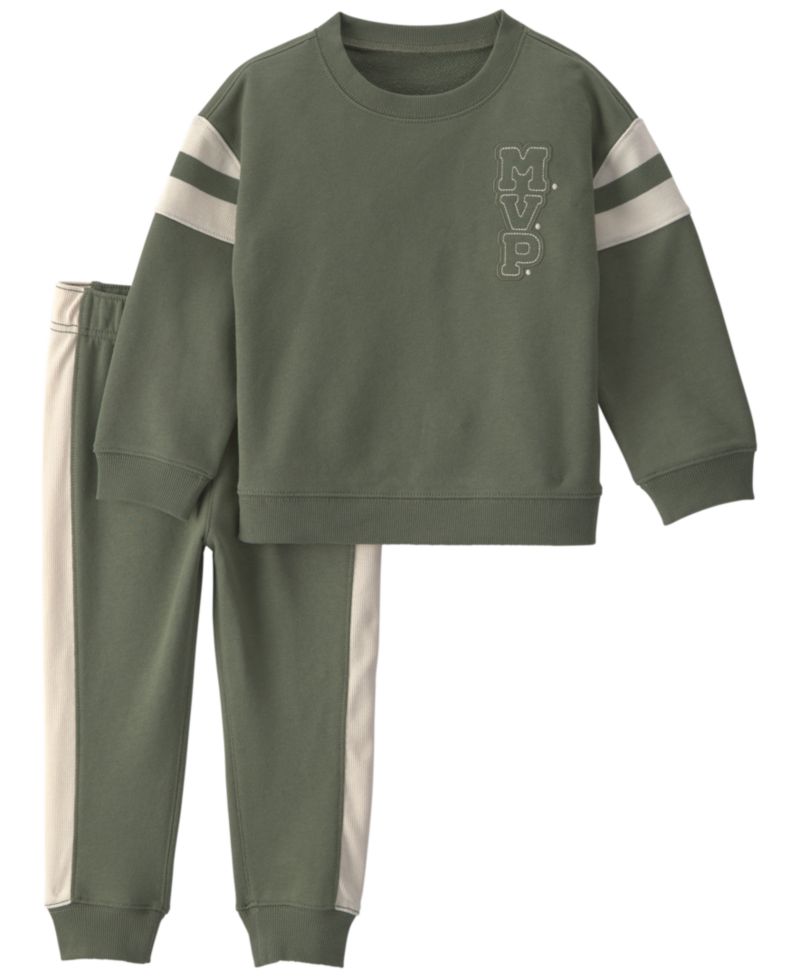 Baby Boys' MVP French Terry Sweatshirt and Jogger Pants, 2-Piece Set