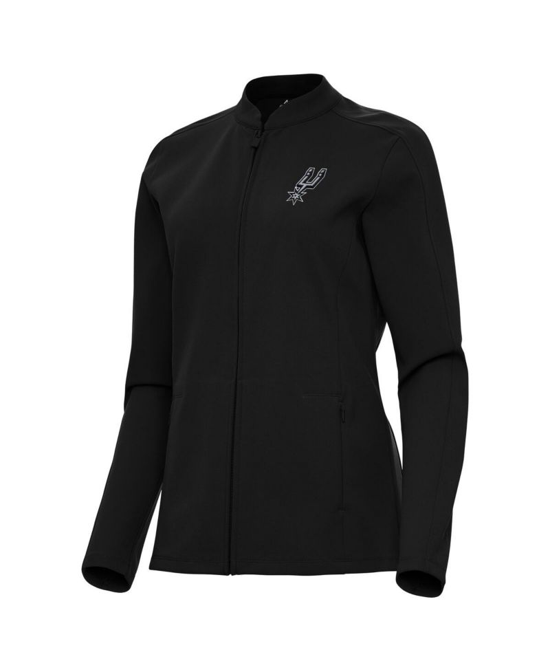 Women's Black San Antonio Spurs Regard Full-Zip Jacket