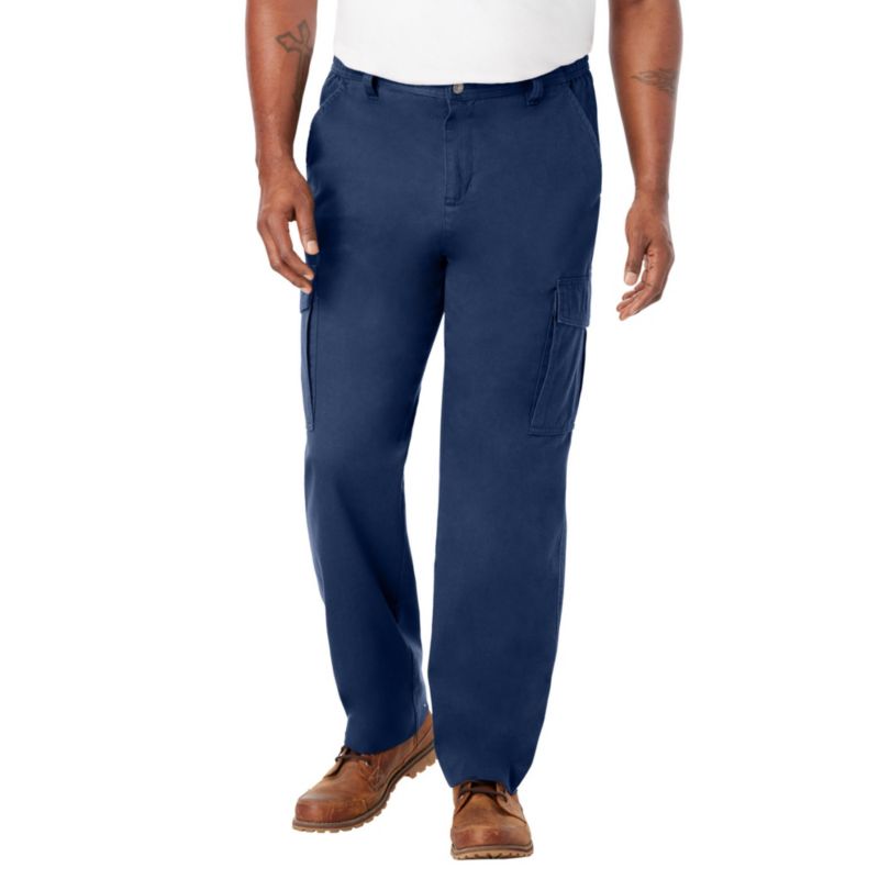 Men's by KingSize Renegade Side-Elastic Waist Cargo Pants