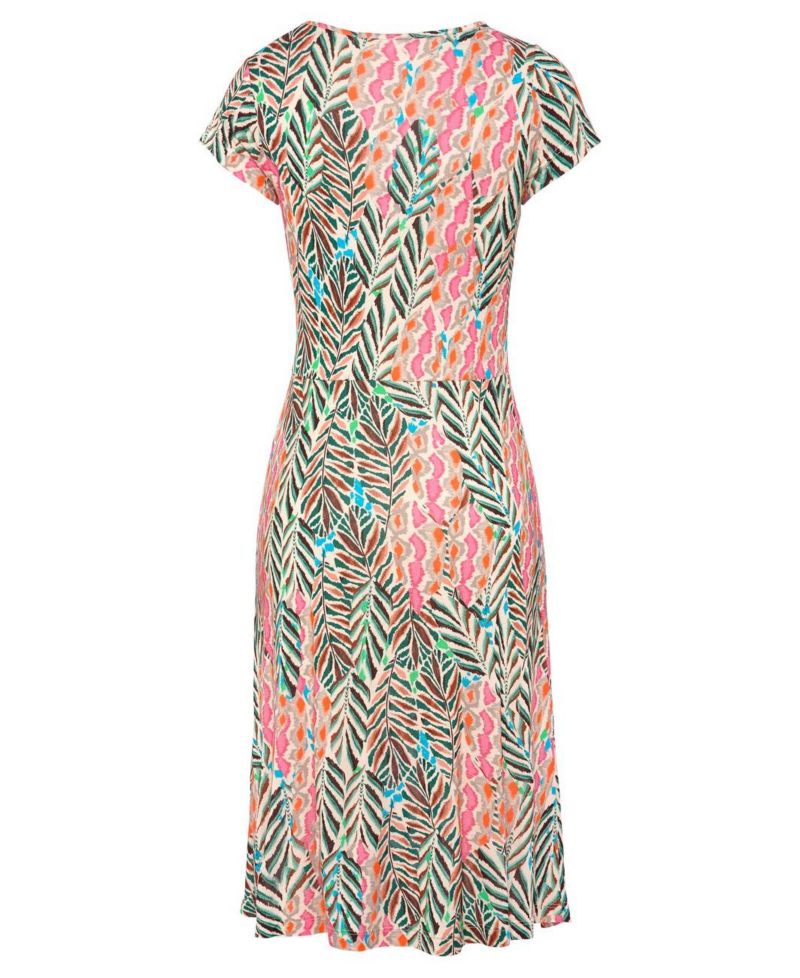 Women's Ruched V-Neck Dress
