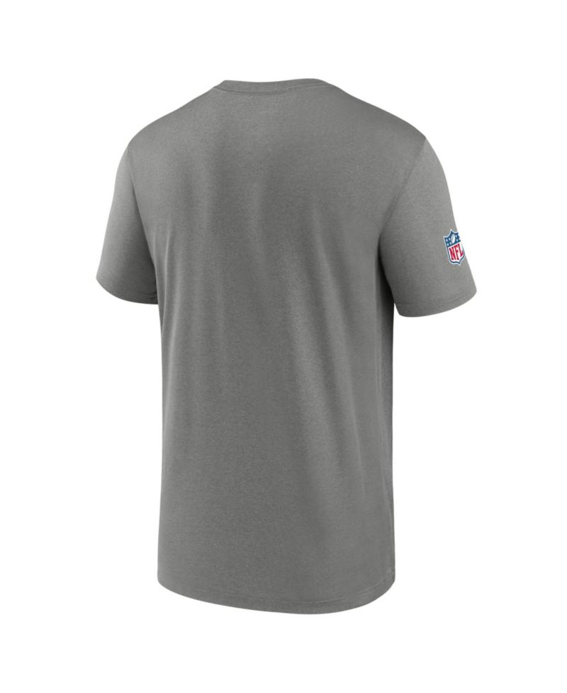Men's Gray Buffalo Bills Alt Legend Small Logo Dri-FIT T-Shirt