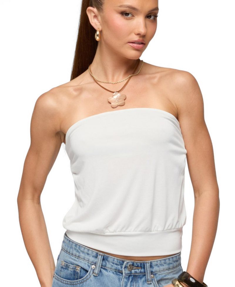 Women's Lanah Back Cutout Strapless Top