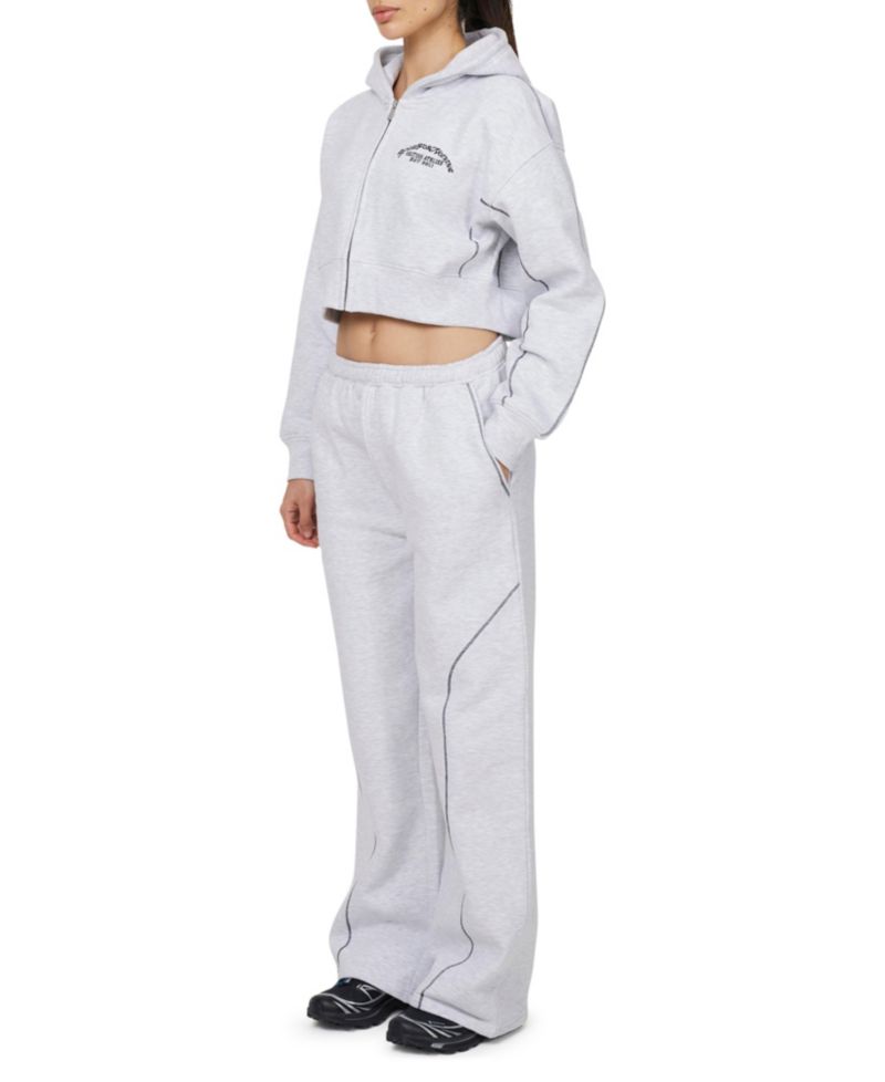 Women's Coverlock Vintage Crop Zip Hoodie