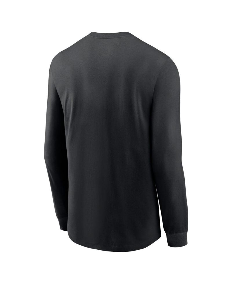 Men's Black Texas Rangers Local Nickname Long Sleeve T-Shirt
