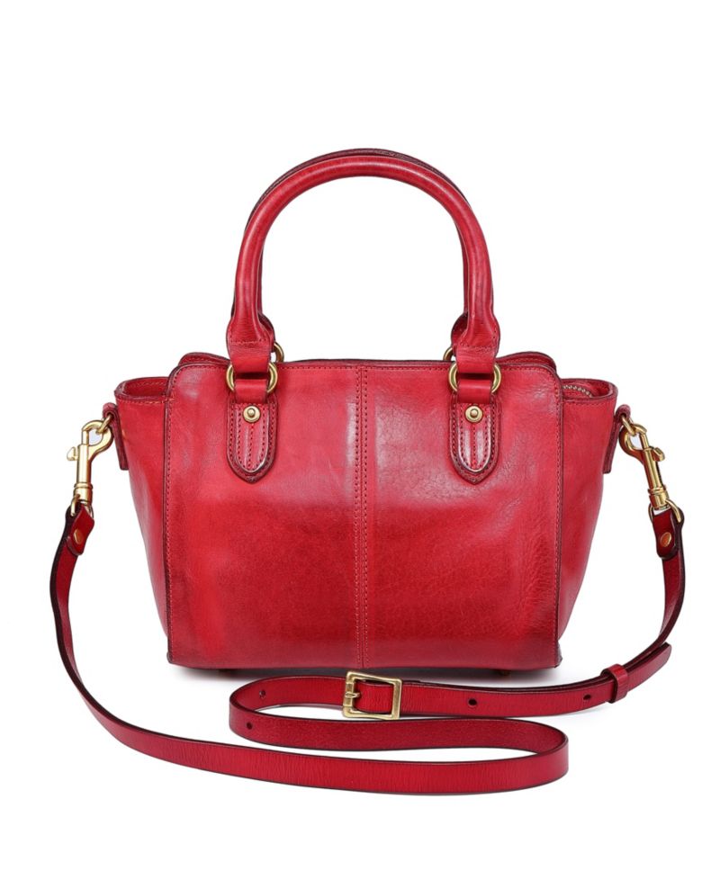 Pansy Small Leather Satchel Bag