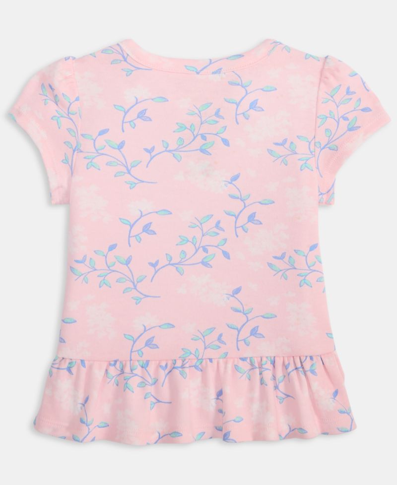 Baby Girls' 3M-24M Mix and Match Countryside Floral-Print Peplum T-Shirt