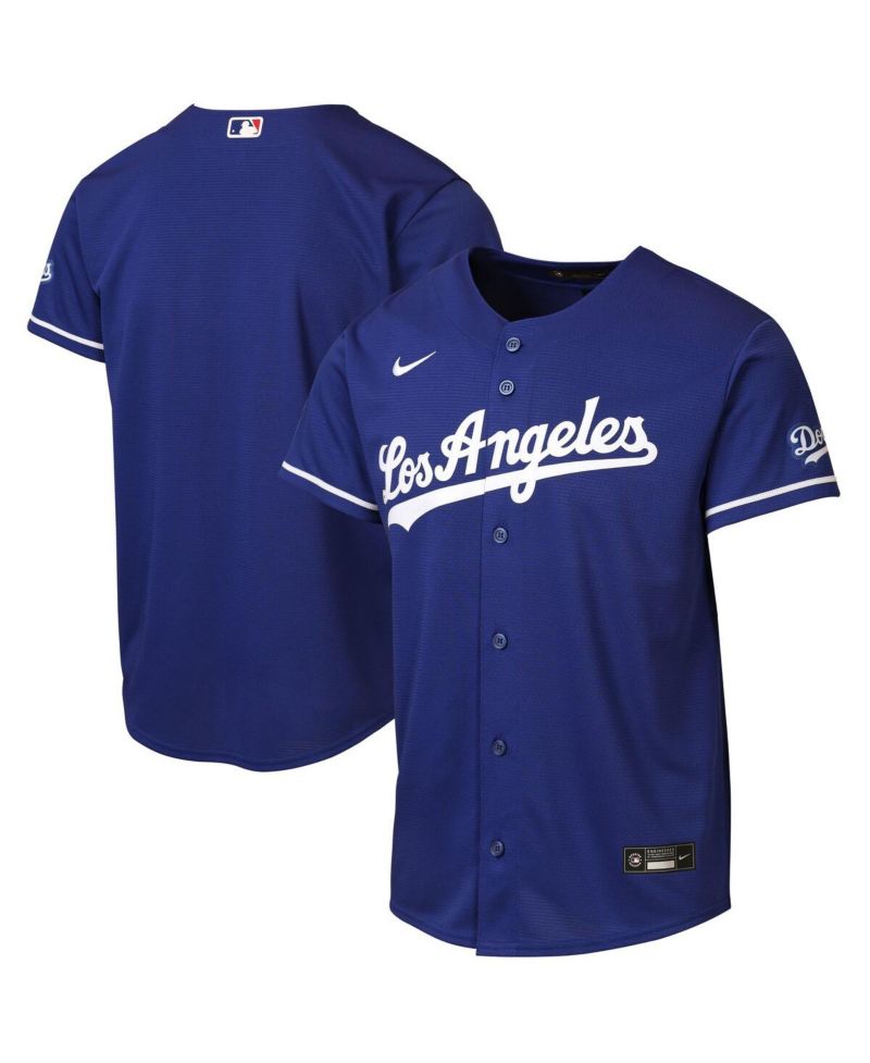 Big Boys and Girls Royal Los Angeles Dodgers Alternate 2 Stadium Jersey