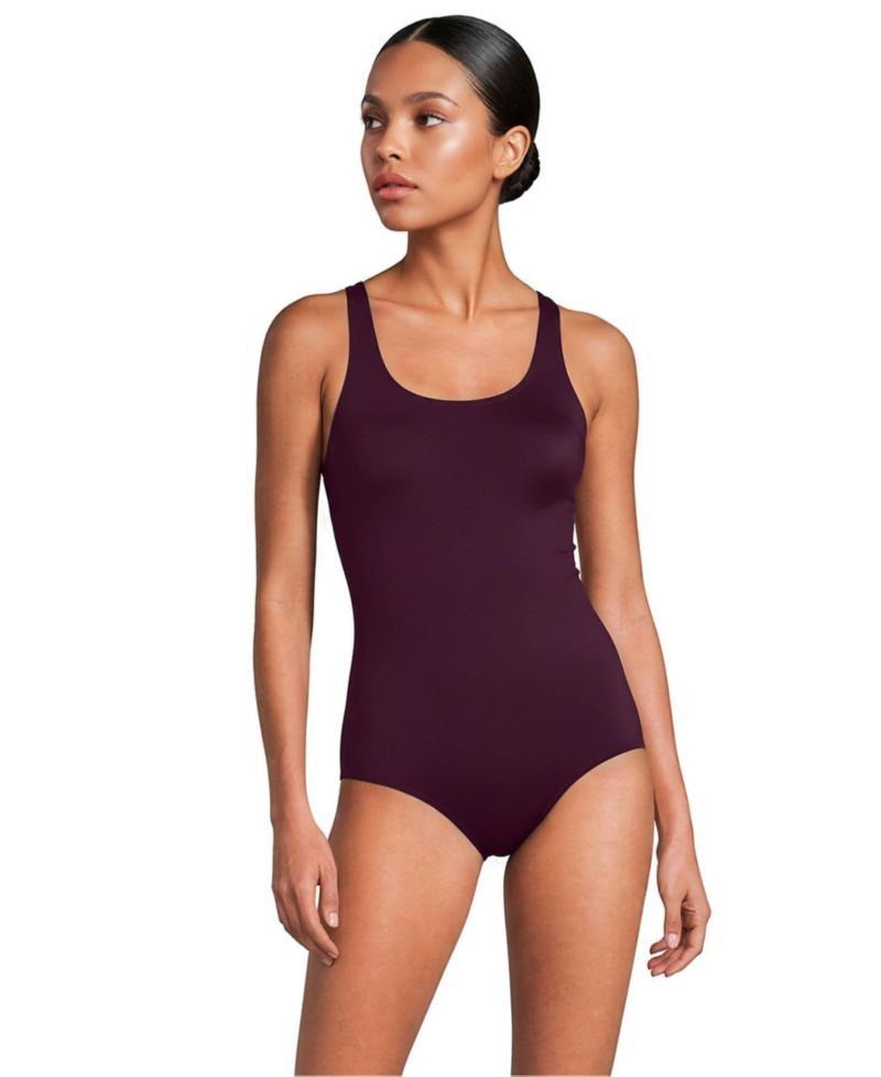 Women's DDD-Cup Tugless Low Leg One Piece Swimsuit