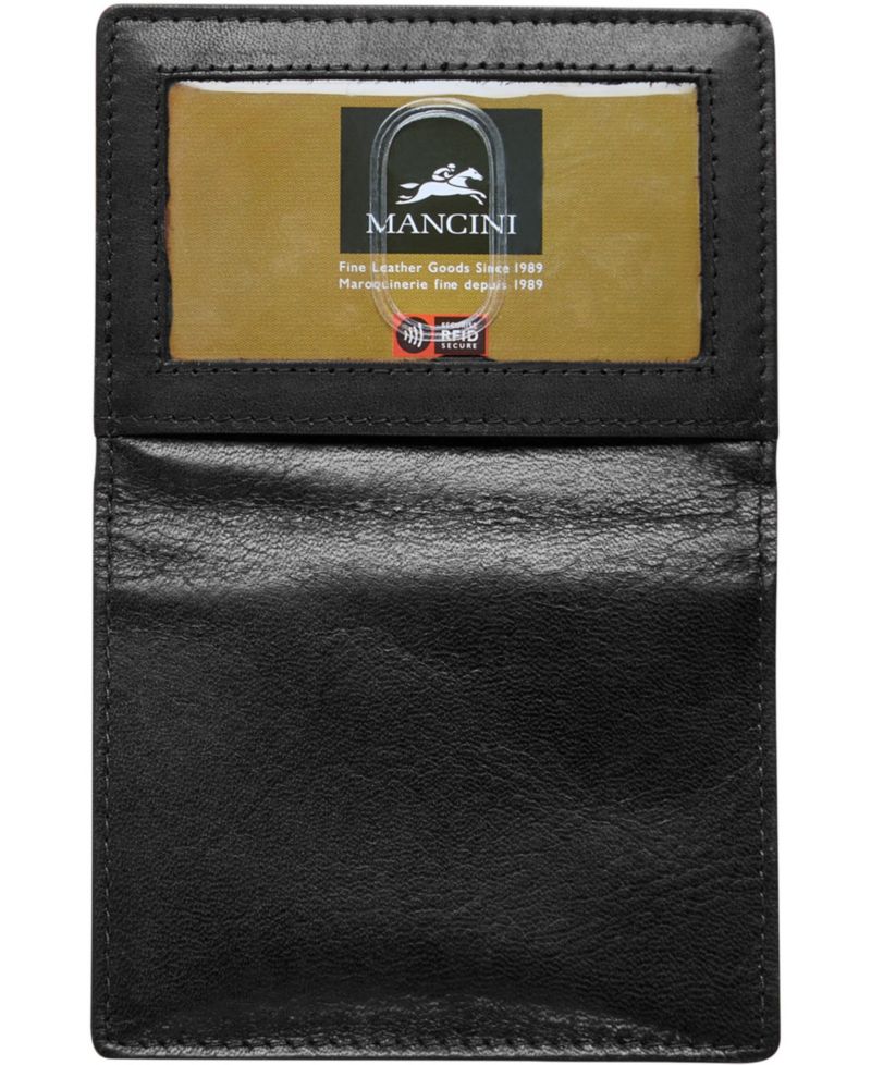 Men's Boulder Collection RFID Secure Billfold with Removable Left Wing Passcase