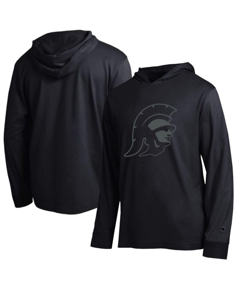 Men's USC Trojans Tonal All-Star Hooded Dropped-Shoulder Long-Sleeve T-Shirt
