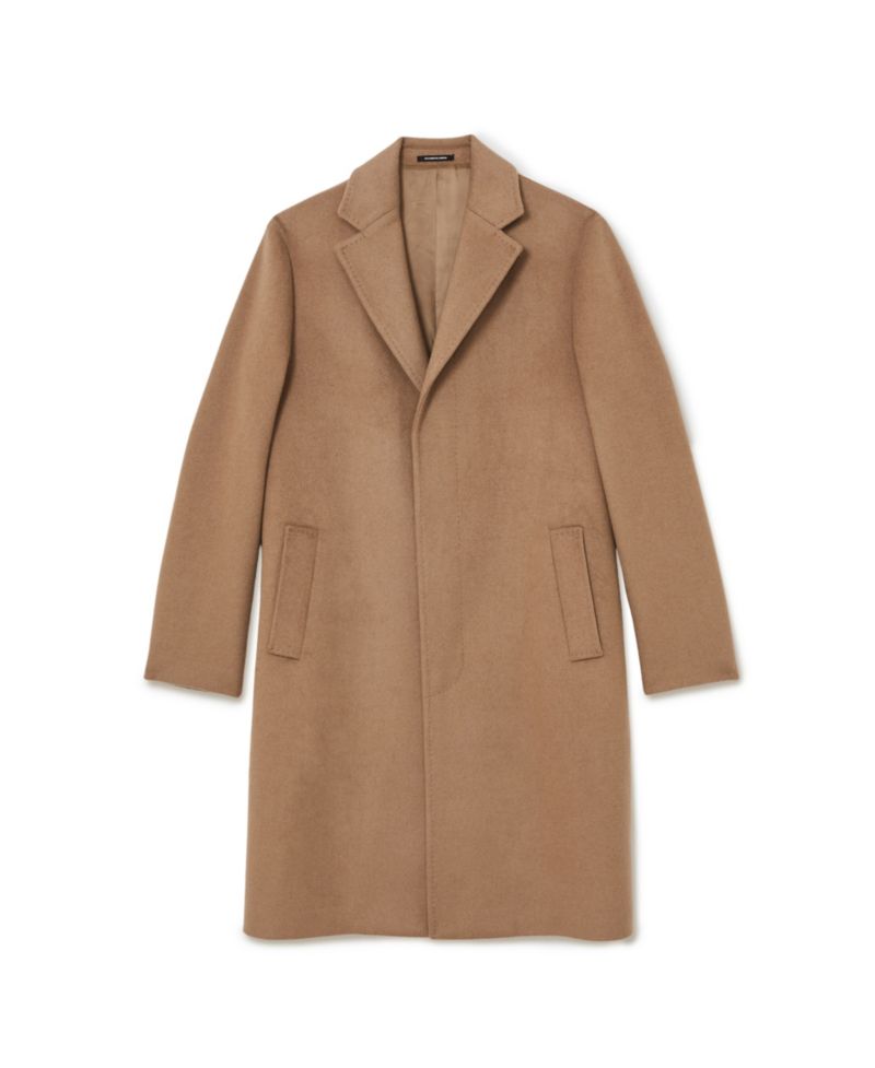 Men's Empire Wool-Blend Single-Breasted Relaxed-Fit Overcoat