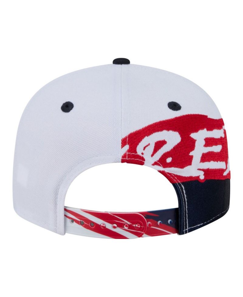 Men's White/Navy Boston Red Sox 9FIFTY Snapback Hat