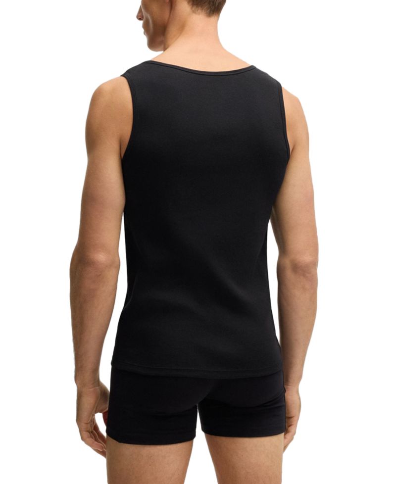 Men's 3-Pack Cotton Ribbed Classic Tank Tops