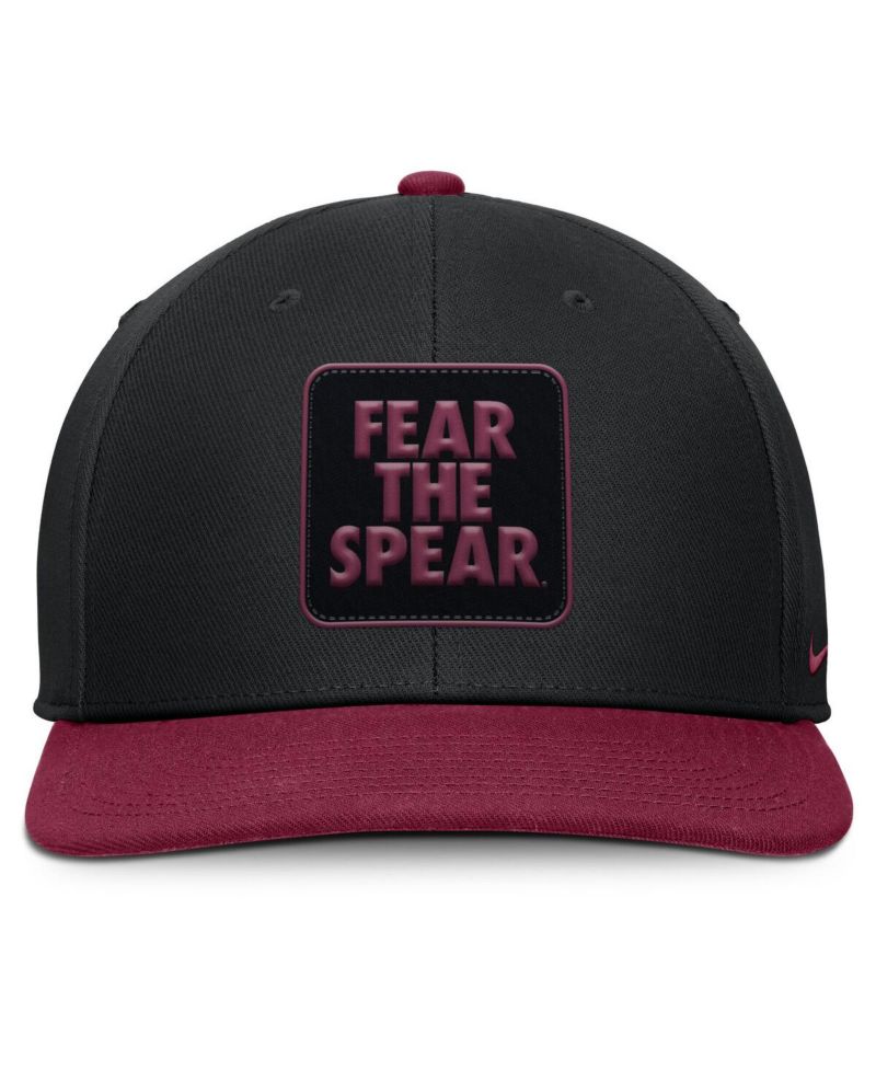 Men's Black/Garnet Florida State Seminoles 2025 Sideline Campus Pro Local Snapback Hat
