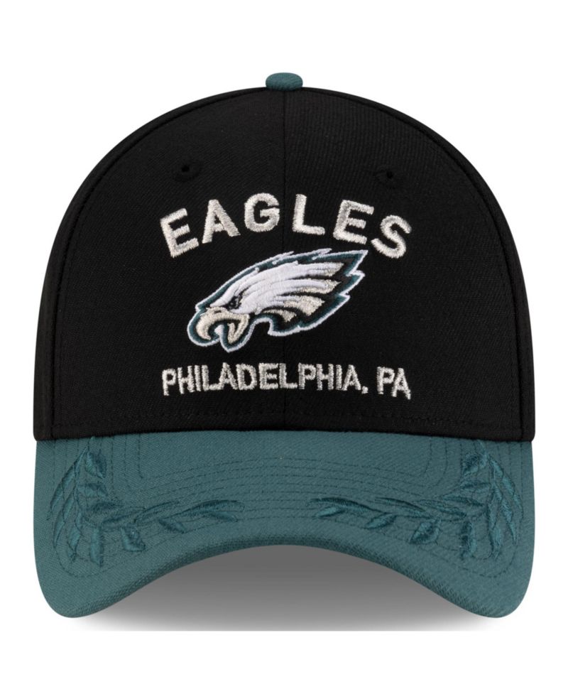 Men's Black/Green Philadelphia Eagles 2025 NFL Draft 39THIRTY Flex Hat