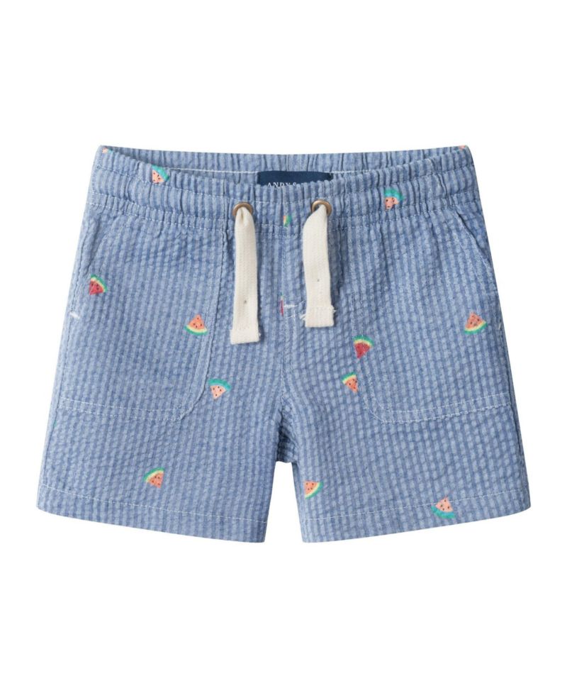Boys 9-12M, 18-24M Watermelon Stripe Buttondown and Short Set