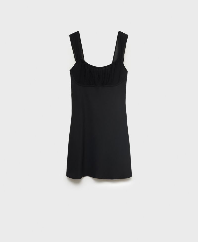 Women's Ruched Neckline Short Dress