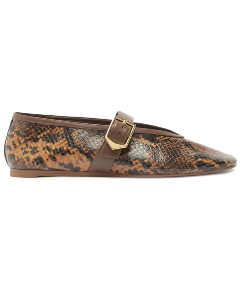 Women's Vick Buckle Square Toe Flats