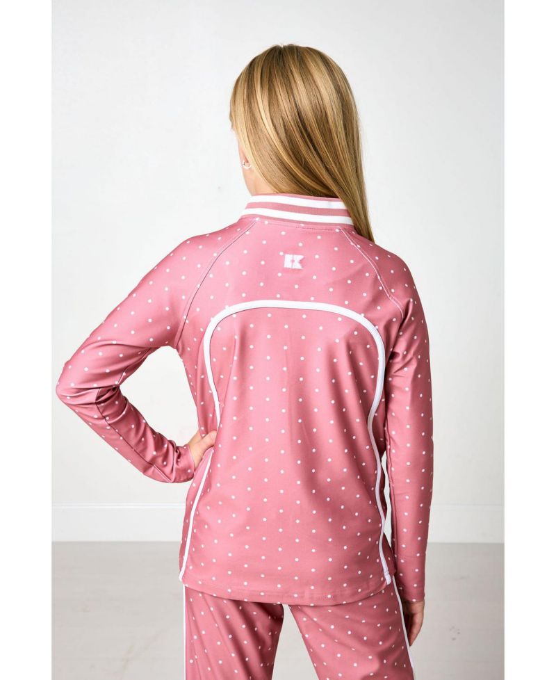Girls' 6-16 Retro Half Zip