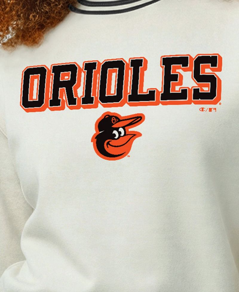 Women's Baltimore Orioles Reverse Weave Crewneck Sweatshirt