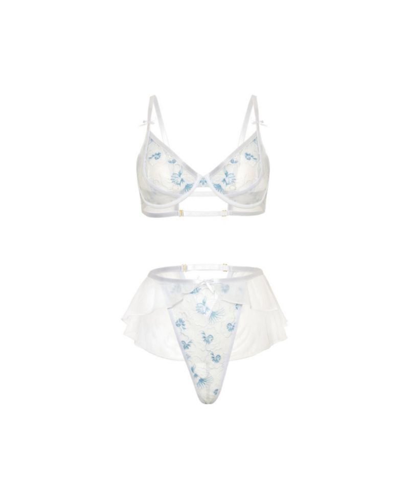 Women's Elena Embroidered Bra Set