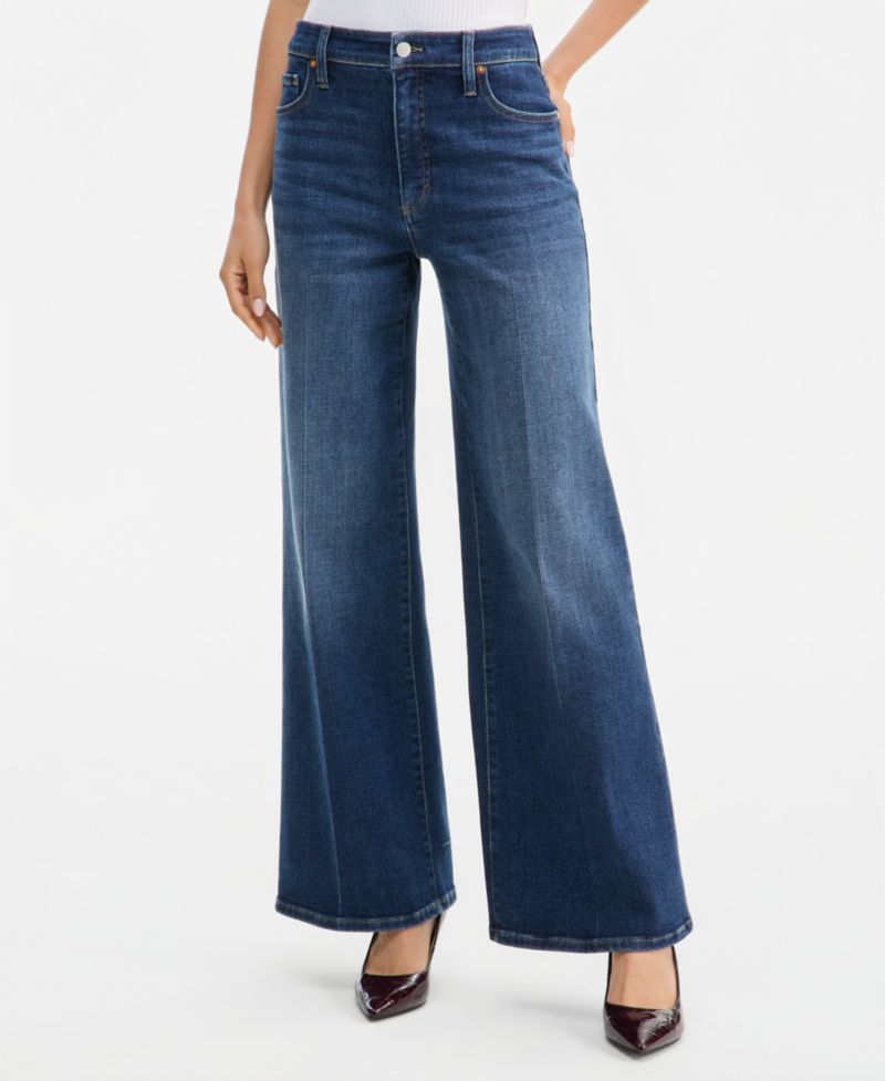 Women's High-Rise Wide-Leg Jeans
