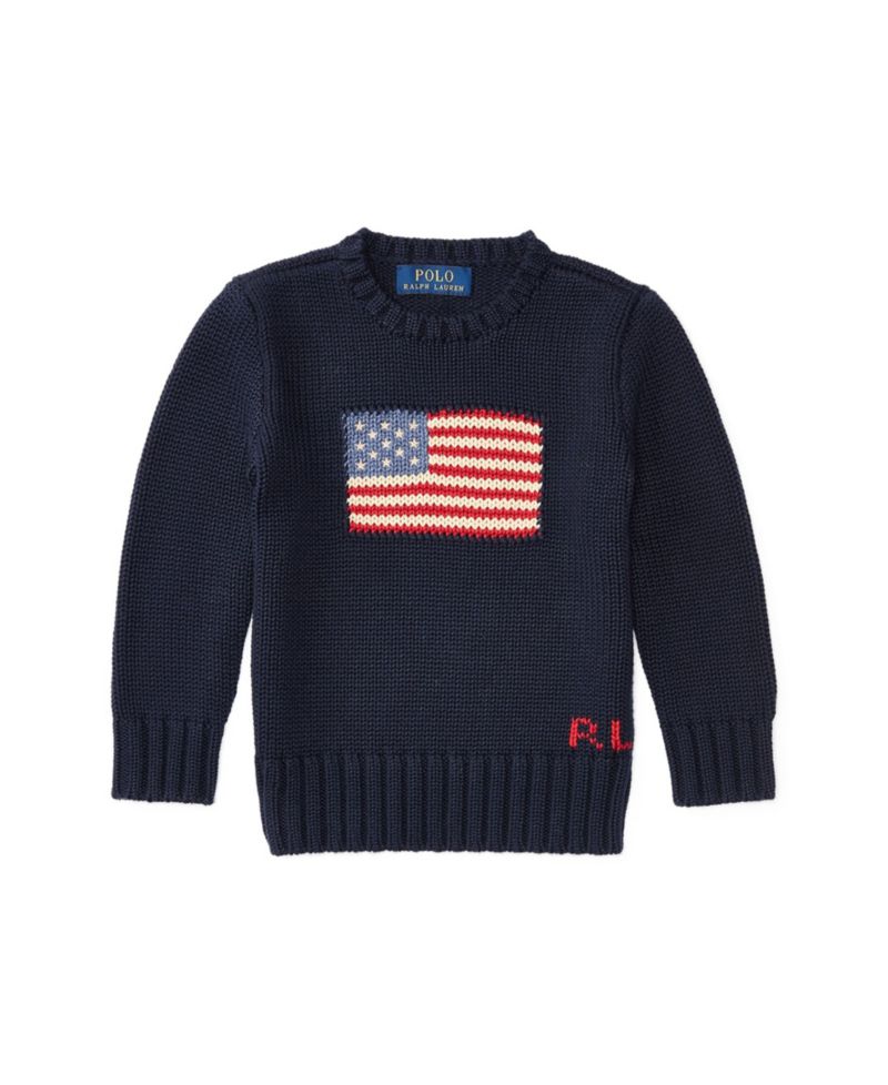 Toddler and Little Boys The Iconic Flag Sweater