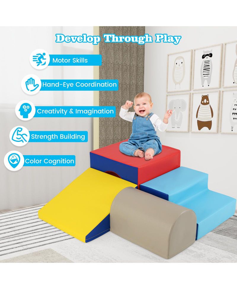 Foam Climb and Crawl Soft Play Set