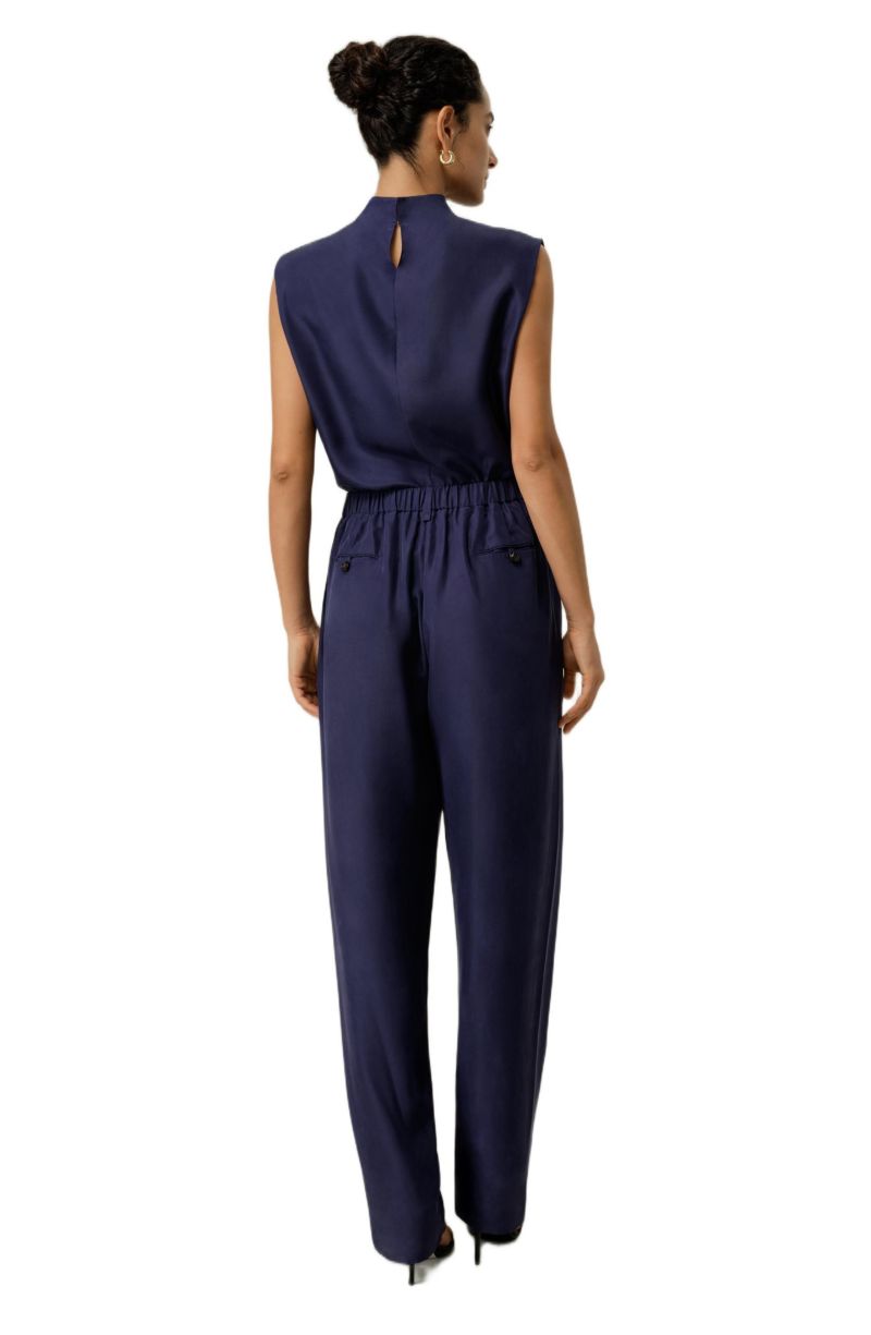 Women's Sand-Washed Silk Habotai Barrel Pant