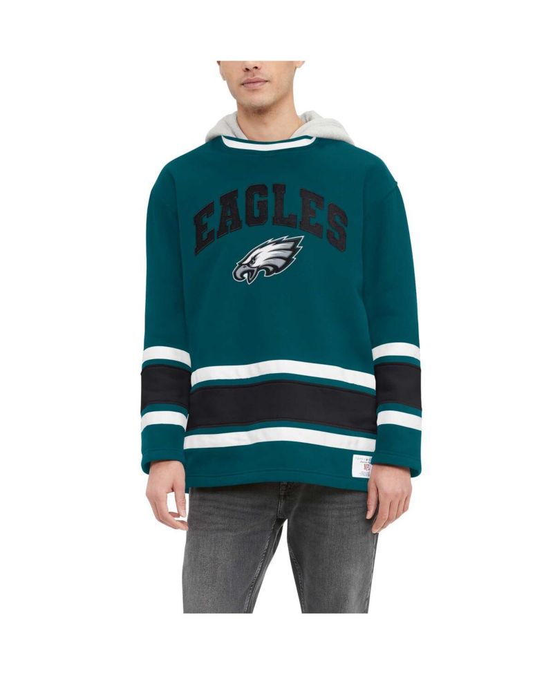 Men's Midnight Green Philadelphia Eagles Ivan Fashion Pullover Hoodie