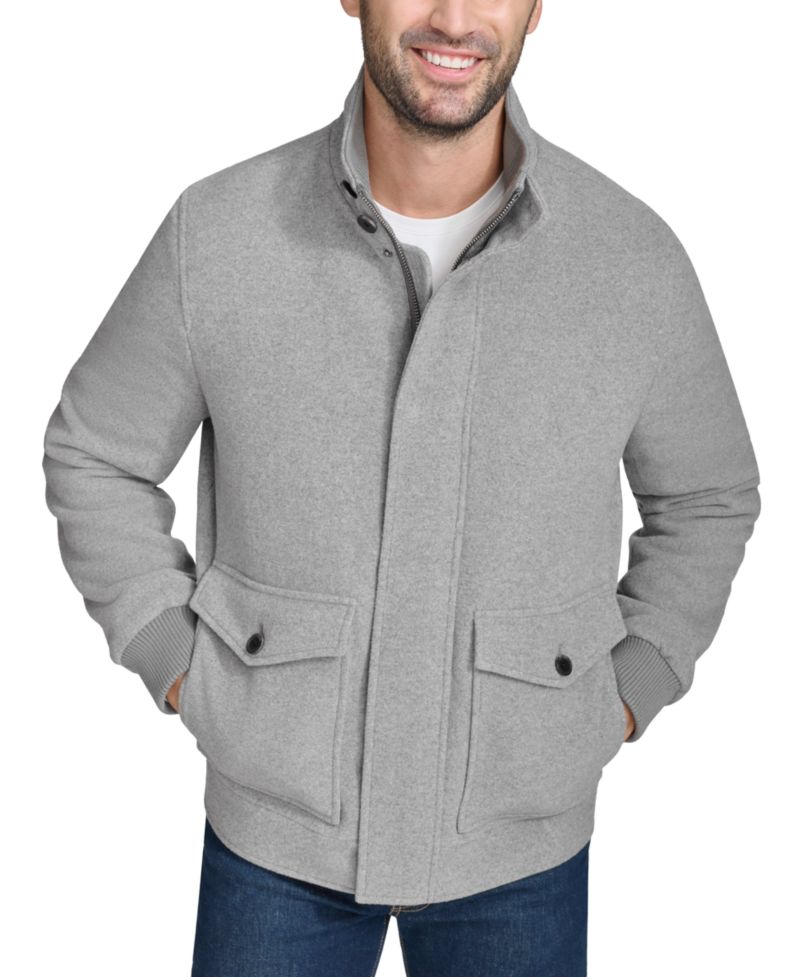 Men's Stand Collar Bomber Jacket