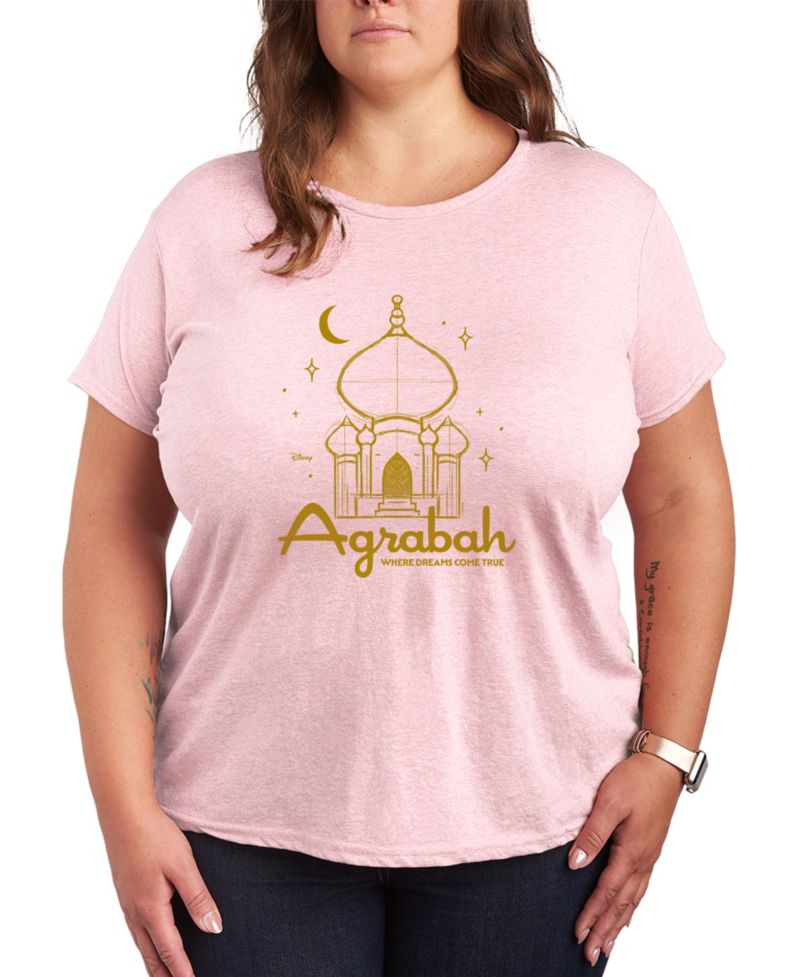 Plus Size Disney Princess Agrabah Destination Short-Sleeve Graphic T-Shirt