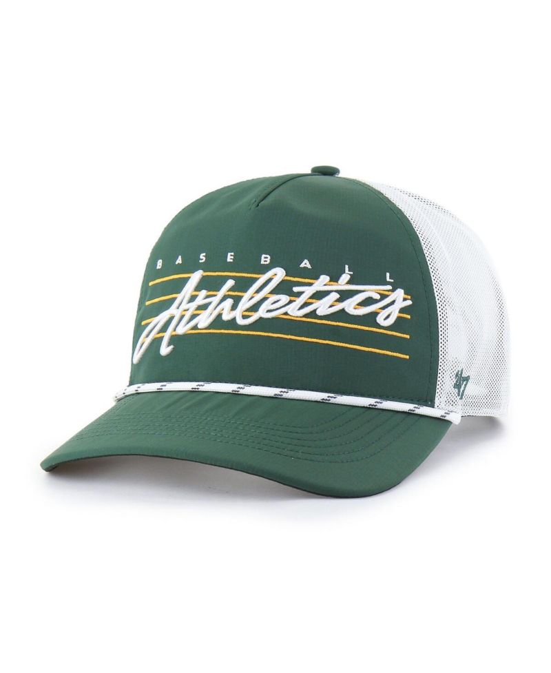 Men's Dark Green Athletics Brrr Downburst Mesh Hitch Adjustable Hat