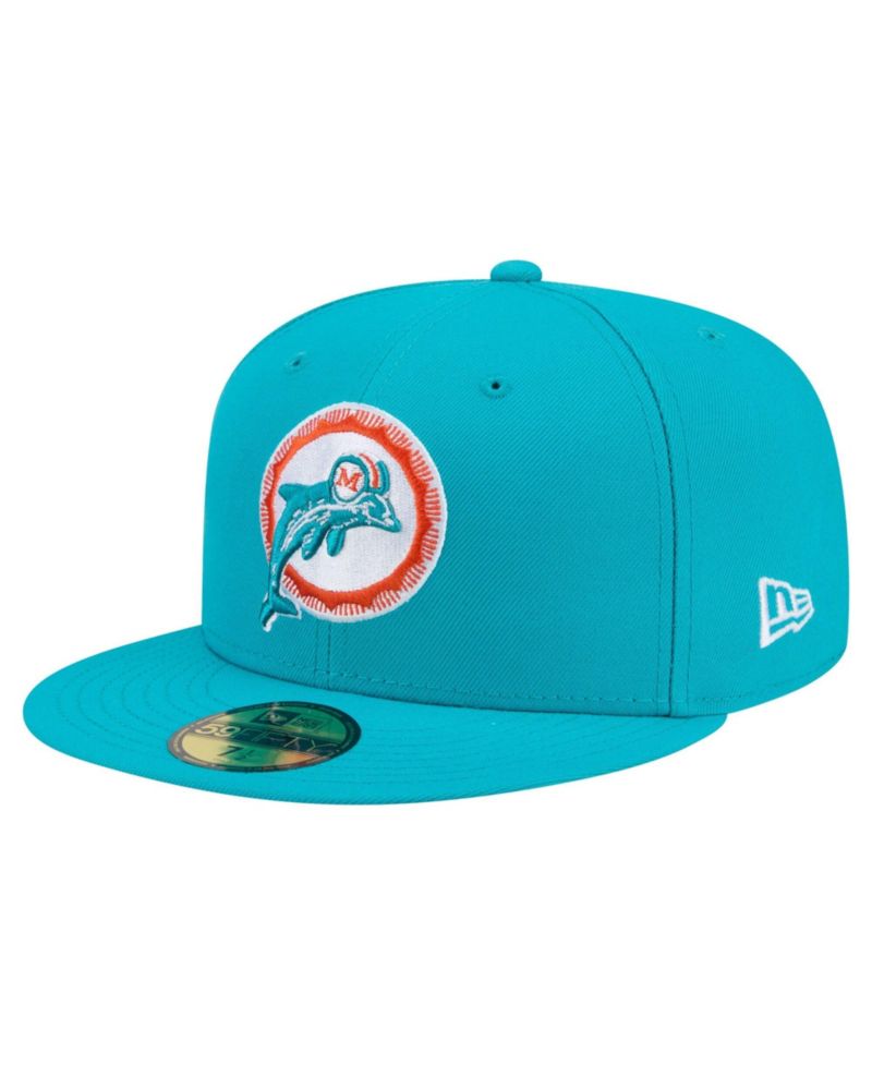 Men's Aqua Miami Dolphins 59FIFTY Fitted Hat