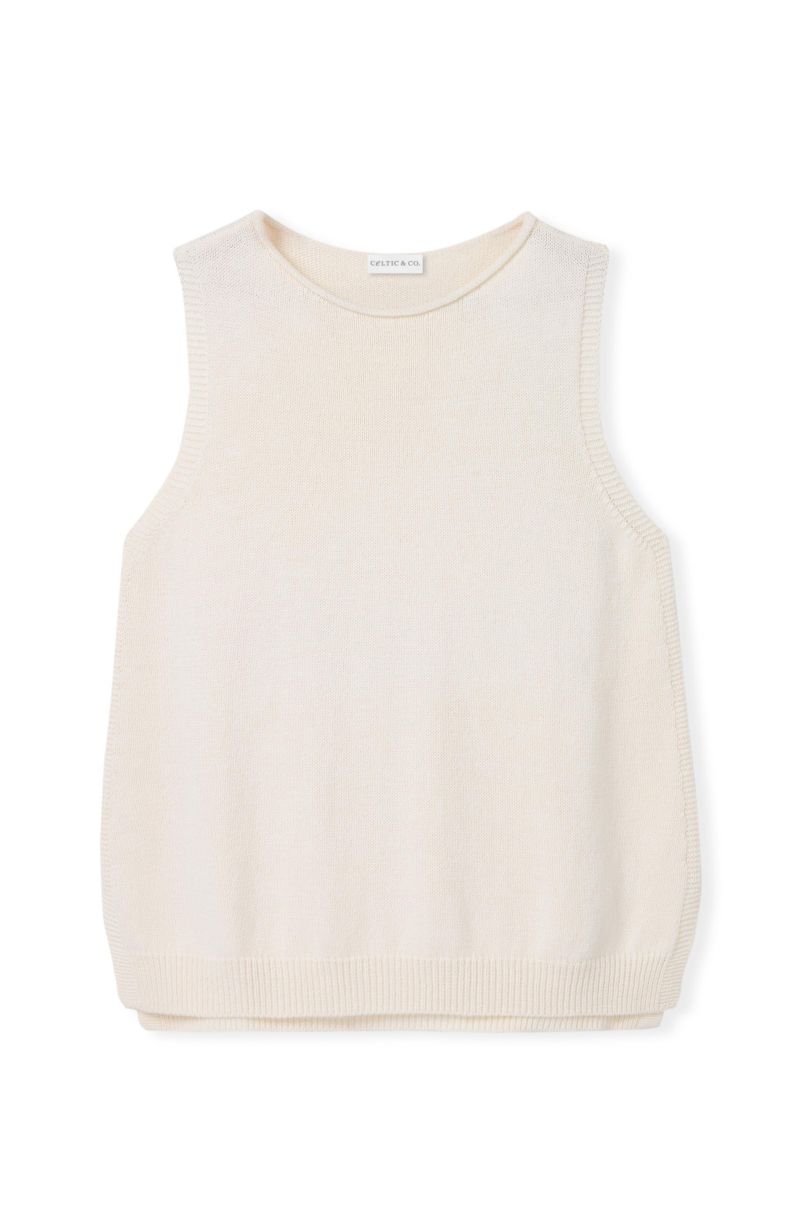 Women's Sleeveless Knitted Vest Top