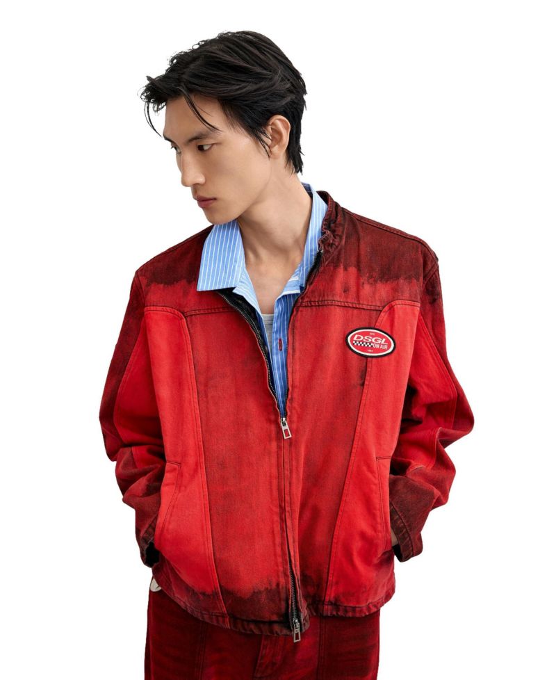 Men's Two-tone racing jacket