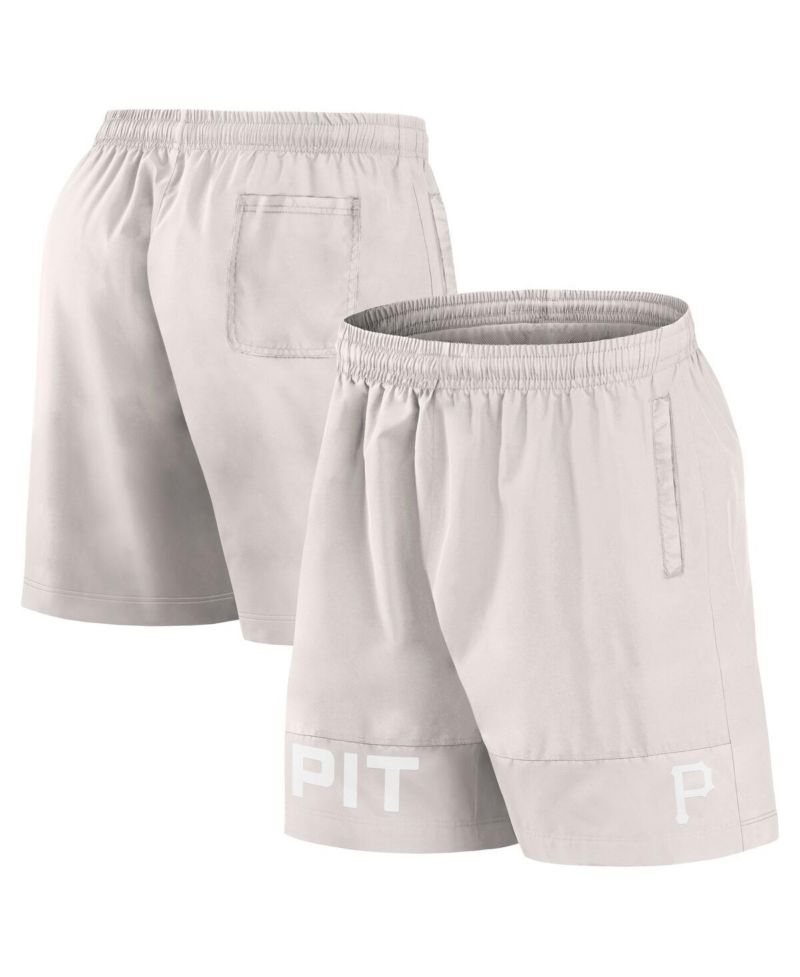 Men's Cream Pittsburgh Pirates Elements Swim Shorts