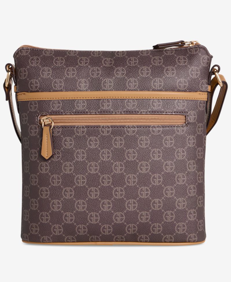 Gingerbread Bears North South Crossbody Bag